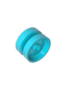 高砖积木零件GDS-1490配件轮毂兼容18976小颗粒MOC拼插散件