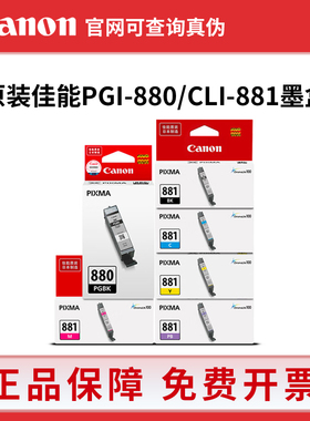 佳能原装PGBK-880墨盒881 TS9180 6180 8180 TS6380 TR8580打印机