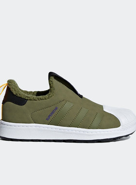 Adidas/阿迪达斯正品三叶草儿童贝壳头运动保暖休闲鞋B37270