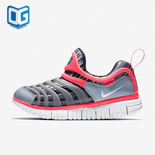Nike/耐克正品DYNAMO FREE女子GS大童毛毛虫运动休闲鞋834365-002
