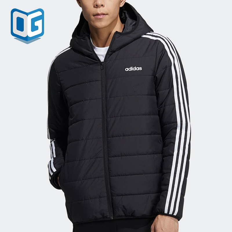 阿迪达斯正品男运动棉衣