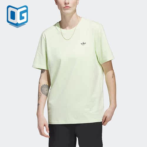 阿迪达斯正品三叶草男子运动短袖