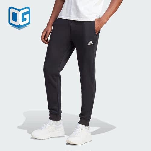 Adidas/阿迪达斯正品冬季新款男子加绒束脚运动长裤IB4023