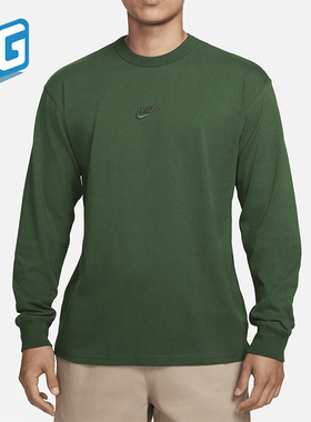 Nike/耐克正品子休闲logo男子透气圆领长袖运动T恤DO7391-323
