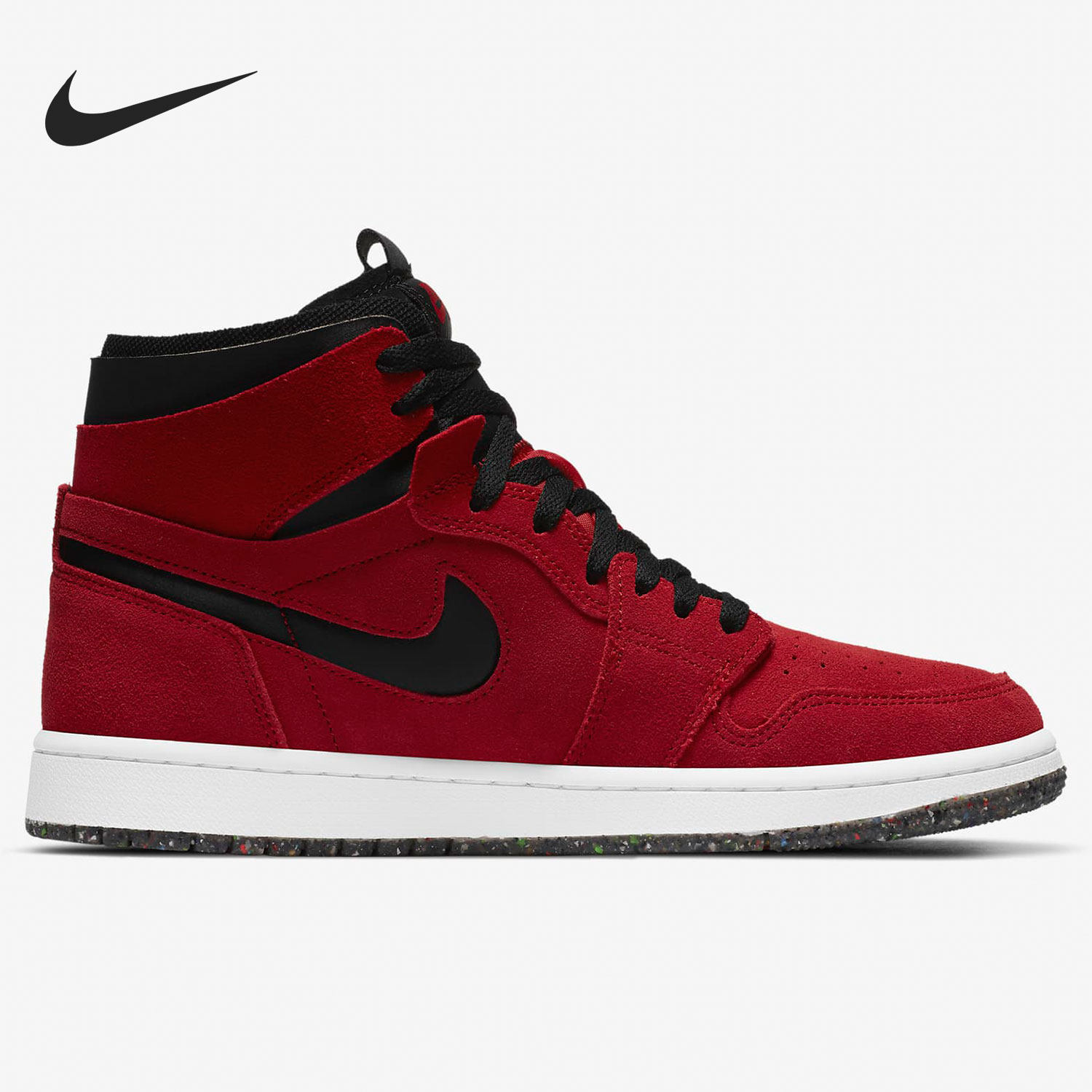 Nike/耐克正品Air Jordan 1 Zoom CraterRed AJ1黑红篮球鞋CT0978