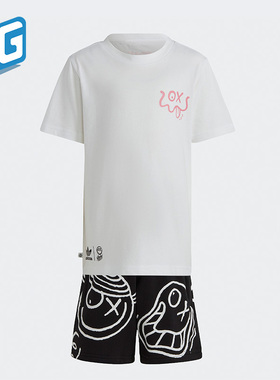 Adidas/阿迪达斯正品Andre Saraiva联名小童运动套装IC8897