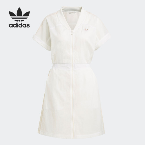 Adidas/阿迪达斯正品 DRESS 女子收腰休闲运动连衣裙 GM5390
