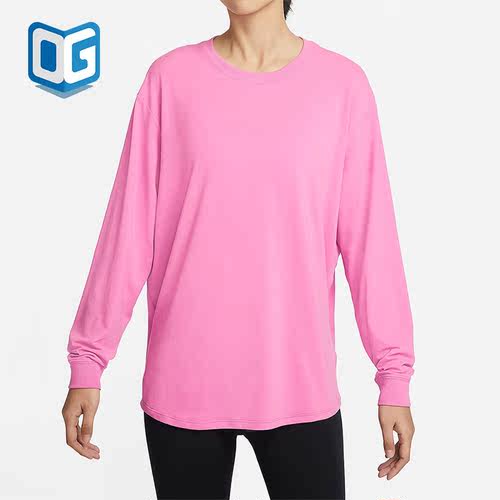 Nike/耐克正品新款女士圆领宽松透气休闲运动T恤FN2818-675