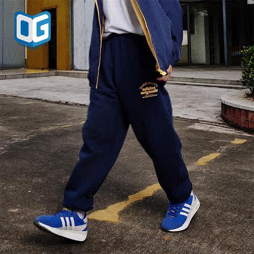 Adidas/阿迪达斯正品三叶草春季新款男士复古运动裤JE3468