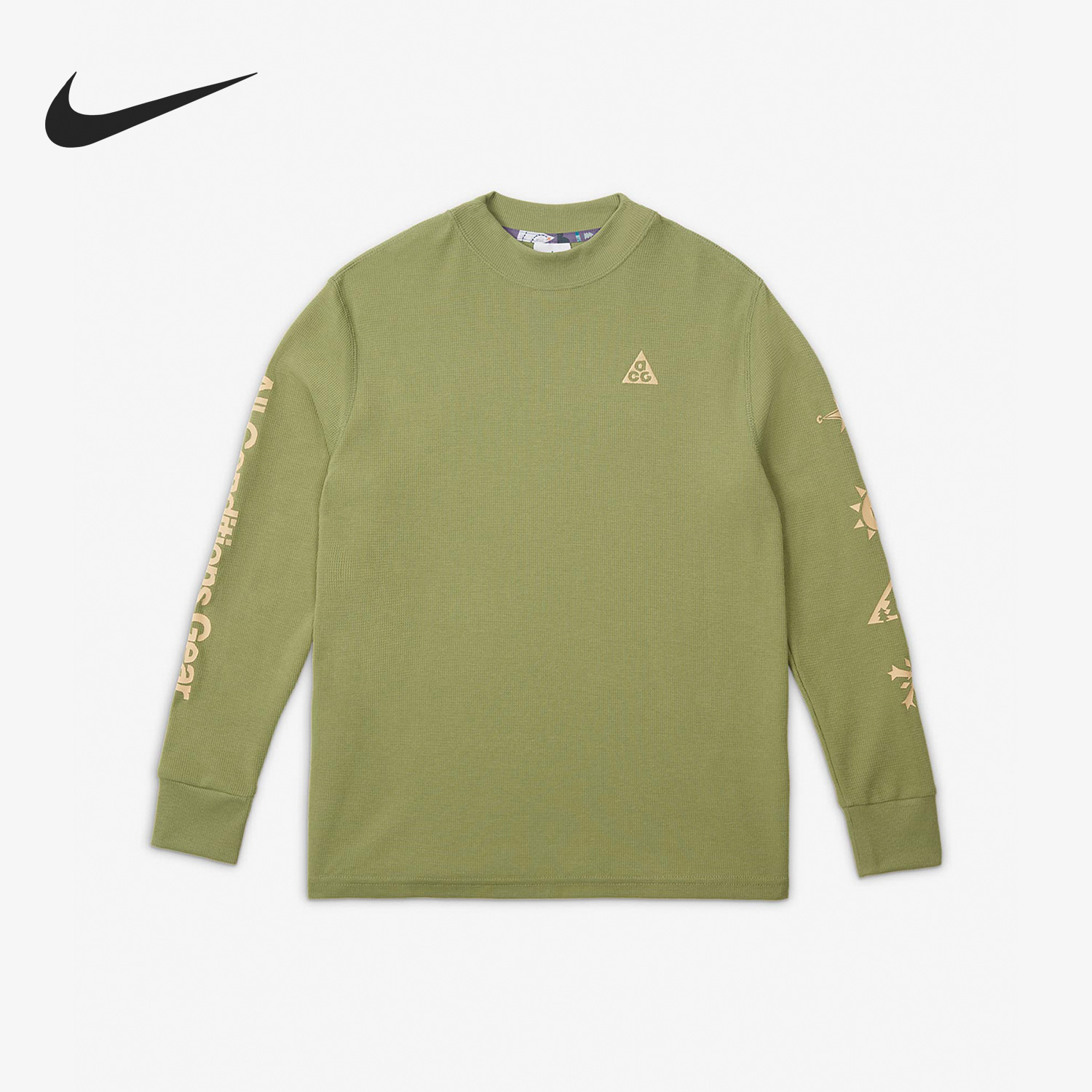 Nike/耐克正品冬季新款大童户外运动简约长袖T恤DR6150-334
