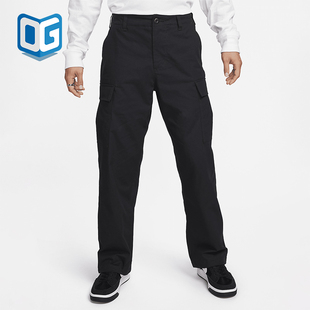 Nike/耐克正品休闲专柜新款男士梭织宽松工装运动长裤FQ0496-010