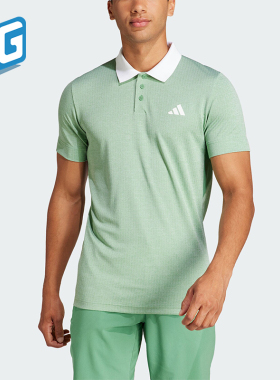 Adidas/阿迪达斯正品透气男士网球运动短袖POLO衫IQ4738