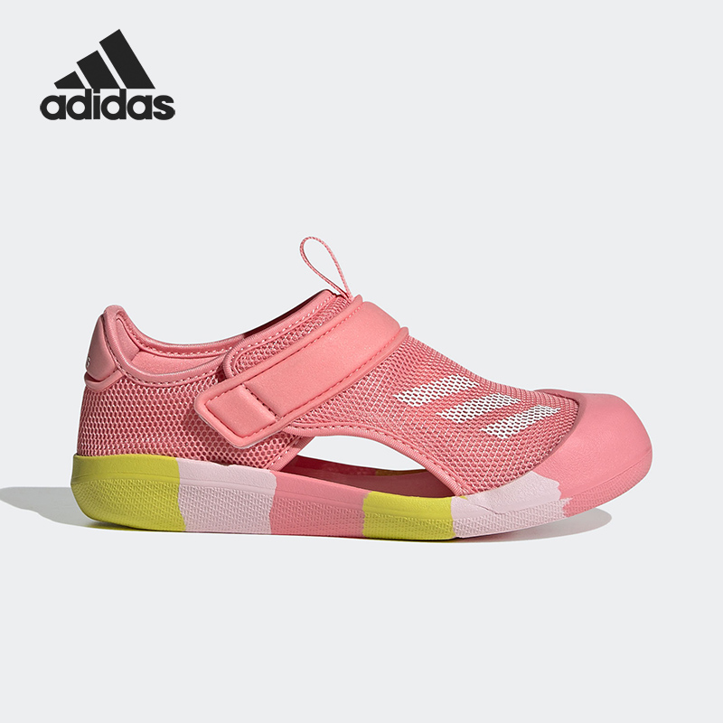 阿迪达斯大童魔术贴运动凉鞋