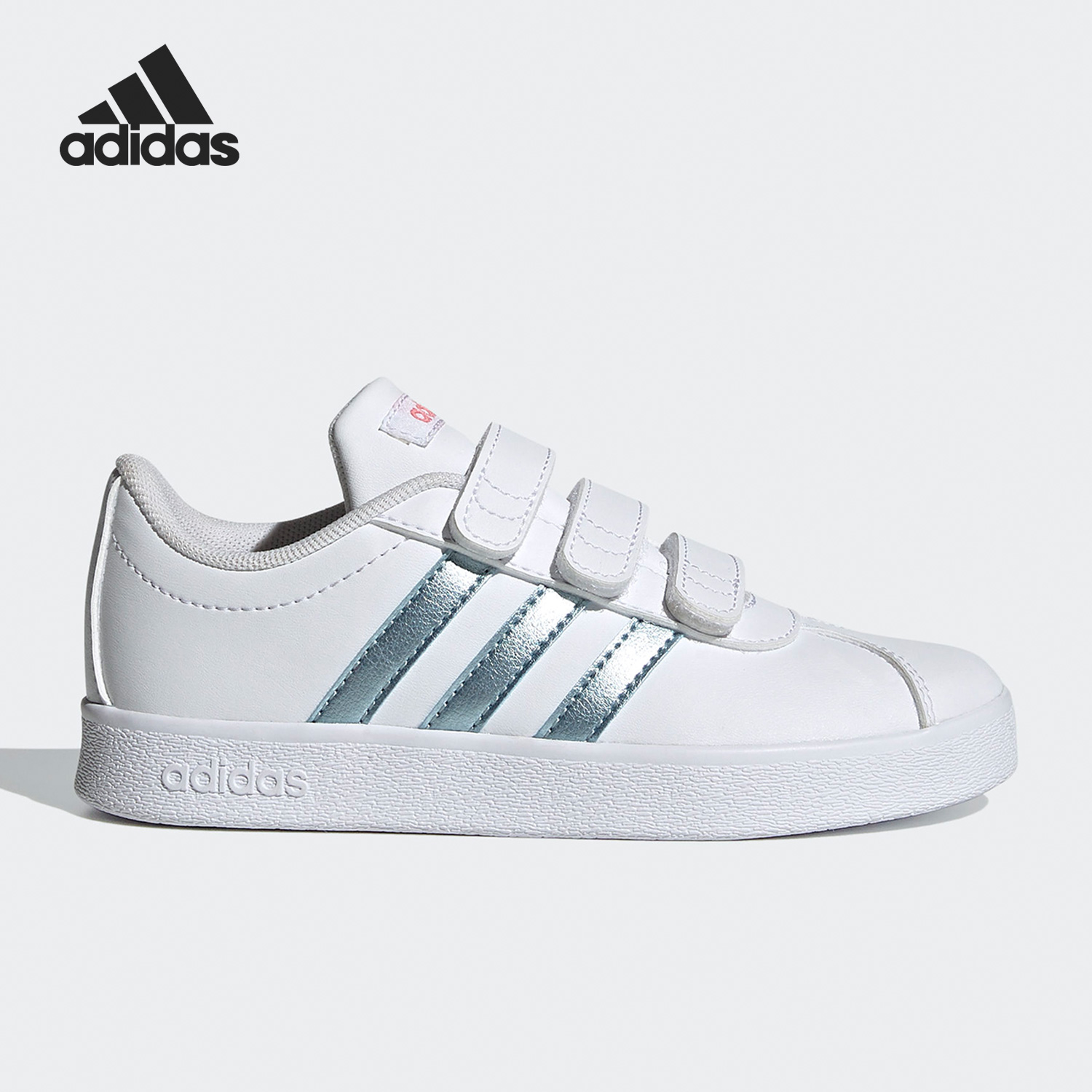 阿迪达斯大童运动休闲低帮板鞋