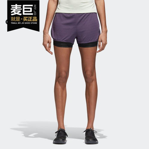 阿迪达斯正品女裤运动跑步短裤