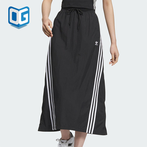 阿迪达斯女士时尚休闲运动半身裙