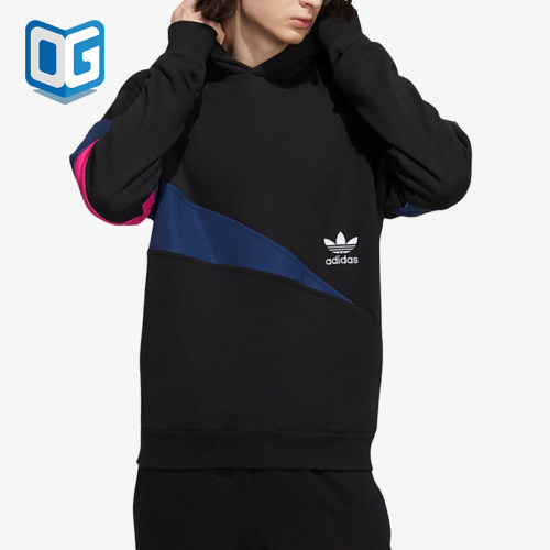 男子运动休闲连帽卫衣阿迪达斯