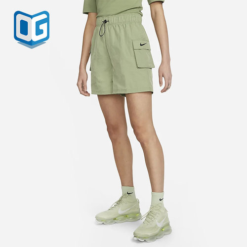 Nike/耐克正品夏季女子机能风休闲梭织高腰短裤DM6248-386
