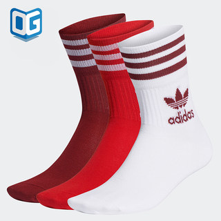 Adidas/阿迪达斯正品 三叶草夏季新款男女休闲运动袜子 GN3077