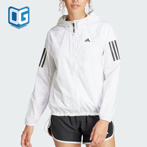Adidas/阿迪达斯女运动连帽夹克