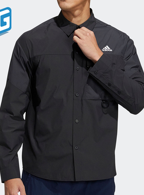 Adidas/阿迪达斯正品UTL LS SHIRTS 情侣款户外运动衬衫 H13776
