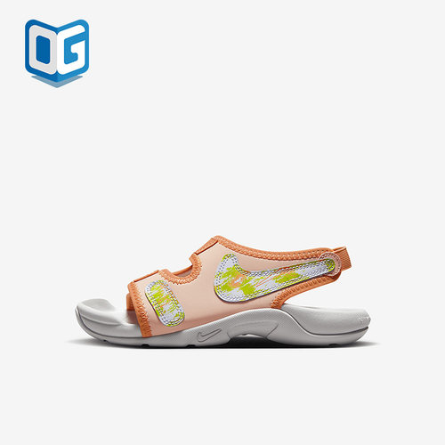 Nike/耐克正品Sunray Adjust 6 SE大童运动凉鞋DX6385-800
