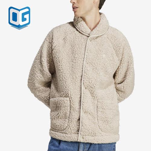 阿迪达斯正品男子加绒外套