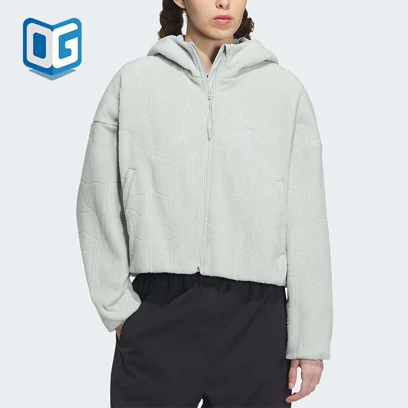 Adidas/阿迪达斯女士羊羔毛外套