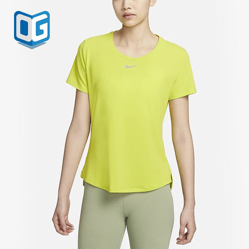 Nike/耐克正品夏季女子圆领透气休闲运动短袖T恤DD0619-308
