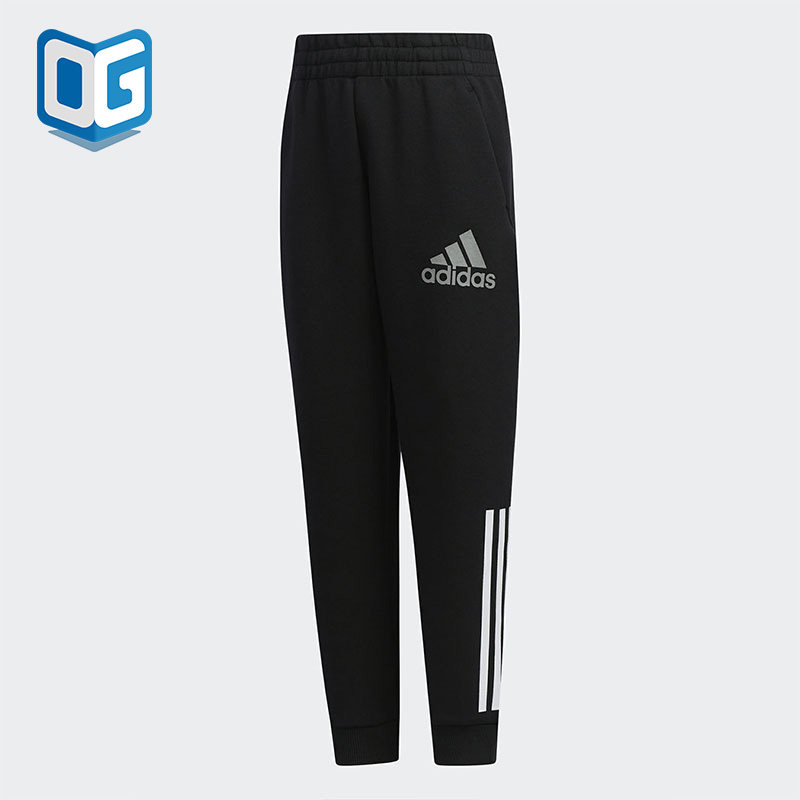 Adidas/阿迪达斯正品 LB SP PNT 小童装训练针织休闲长裤 EH4061 - 实物图