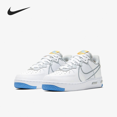 Nike/耐克正品2020新款 Air Force 1 React大童耐磨休闲鞋 CT5117