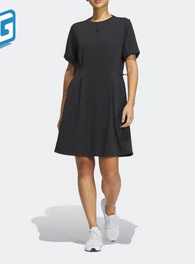 Adidas/阿迪达斯正品夏季新款女子运动休闲短袖连衣裙HY1391