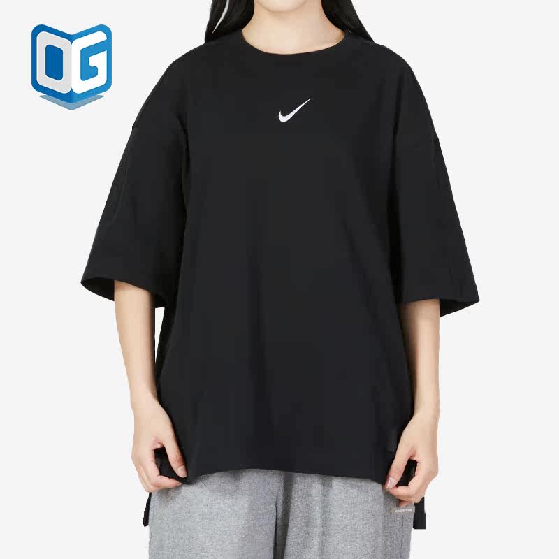 耐克正品新款垂感女子运动短袖图片