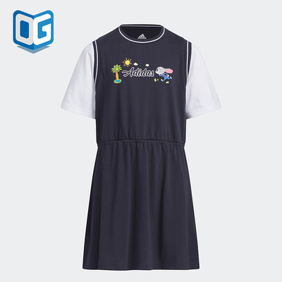 阿迪达斯正品儿童连衣裙