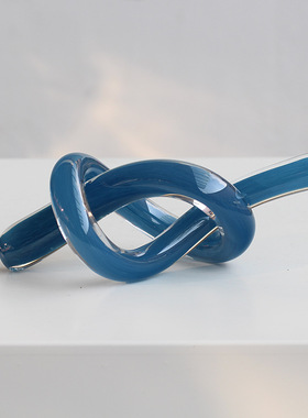 手工琉璃麻绳装饰品摆件琉璃