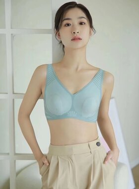 水晶杯面膜内衣大胸显小无痕文胸
