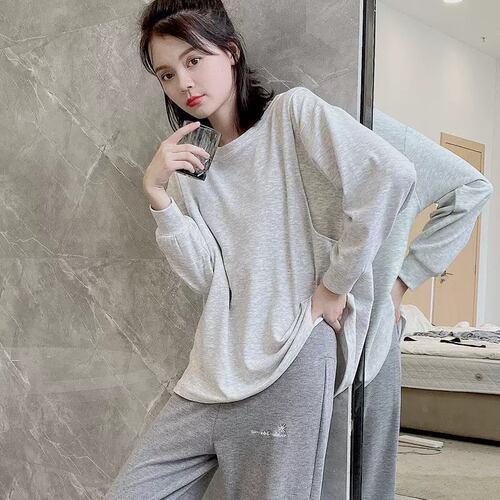 清仓月子服套装产后哺乳衣秋冬加厚外出潮妈时尚孕妇装卫衣家居服