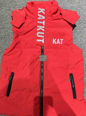 17614-春秋冬男童马甲加厚羽绒棉背心洋气坎肩连帽马甲