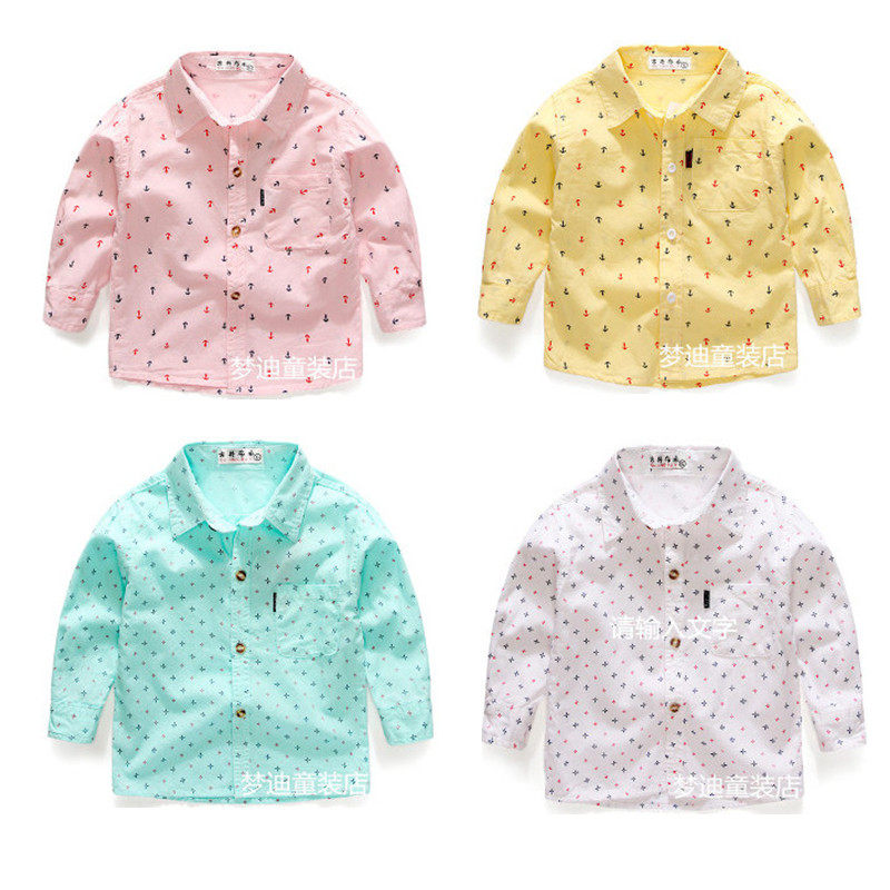 Chemise garcon à manche longue - Ref 2073175 Image 1