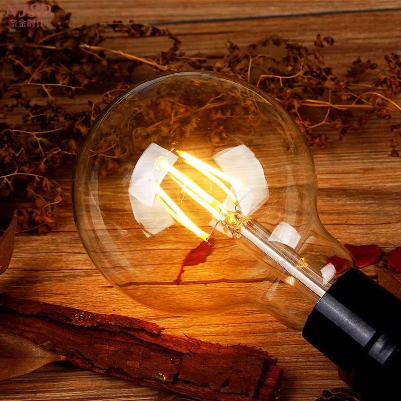 圆形E27螺口超亮led暖黄复古节能钨丝透明龙珠球4W6W8W爱迪生灯泡在类目 家装主材, 光源, LED光源, LED单灯中 - 来自Buy2taobao.com提供专业的淘宝代购服务