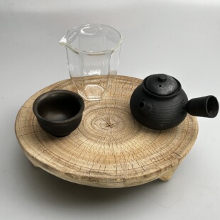 剑川实木香樟木侘寂风化华老木头茶盘客厅茶室创意造型茶盘干泡台