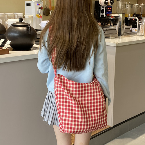 唐糖包袋/韩系ins风小众设计感帆布包女2025新款大容量单肩包
