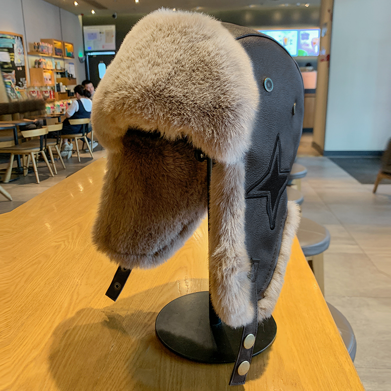 帽子男女冬季保暖加绒加厚护耳