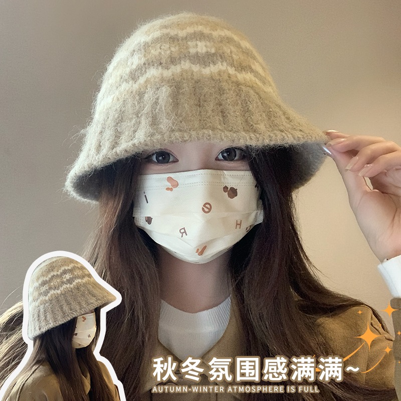 费尔岛渔夫帽子女2025秋冬季保暖