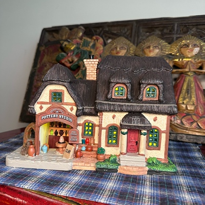 lemax陶瓷发光北欧小屋别墅中古