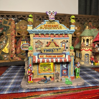 lemax陶瓷发光复古荷兰房子别墅