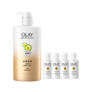 OLAY水润光泽沐浴露男女士春夏沐浴乳佛手柑香730ml