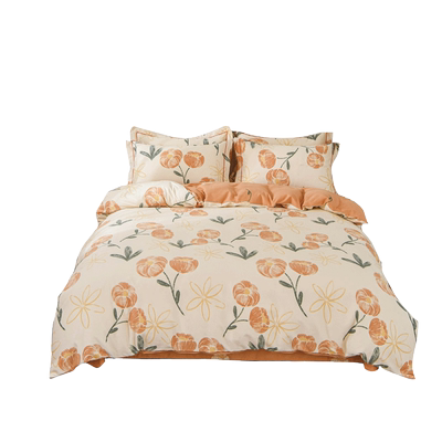 四件套加厚全棉磨毛保暖