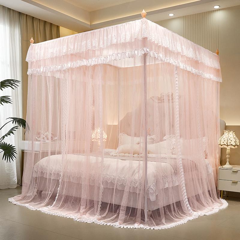 2025新款落地蚊帐蕾丝花边公主风