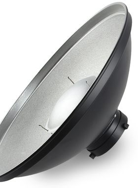 金鹰 雷达罩 闪光灯罩摄影灯附件 反光罩美人碟 保荣通用卡口银色 42cm/55cm